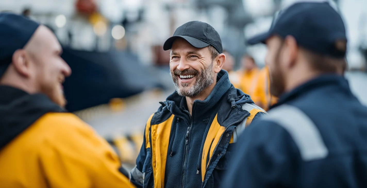 U8554719727 a maritime welfare manager talking with offshore 129e05a6 94b2 4038 9620 126d37b83ae1 0